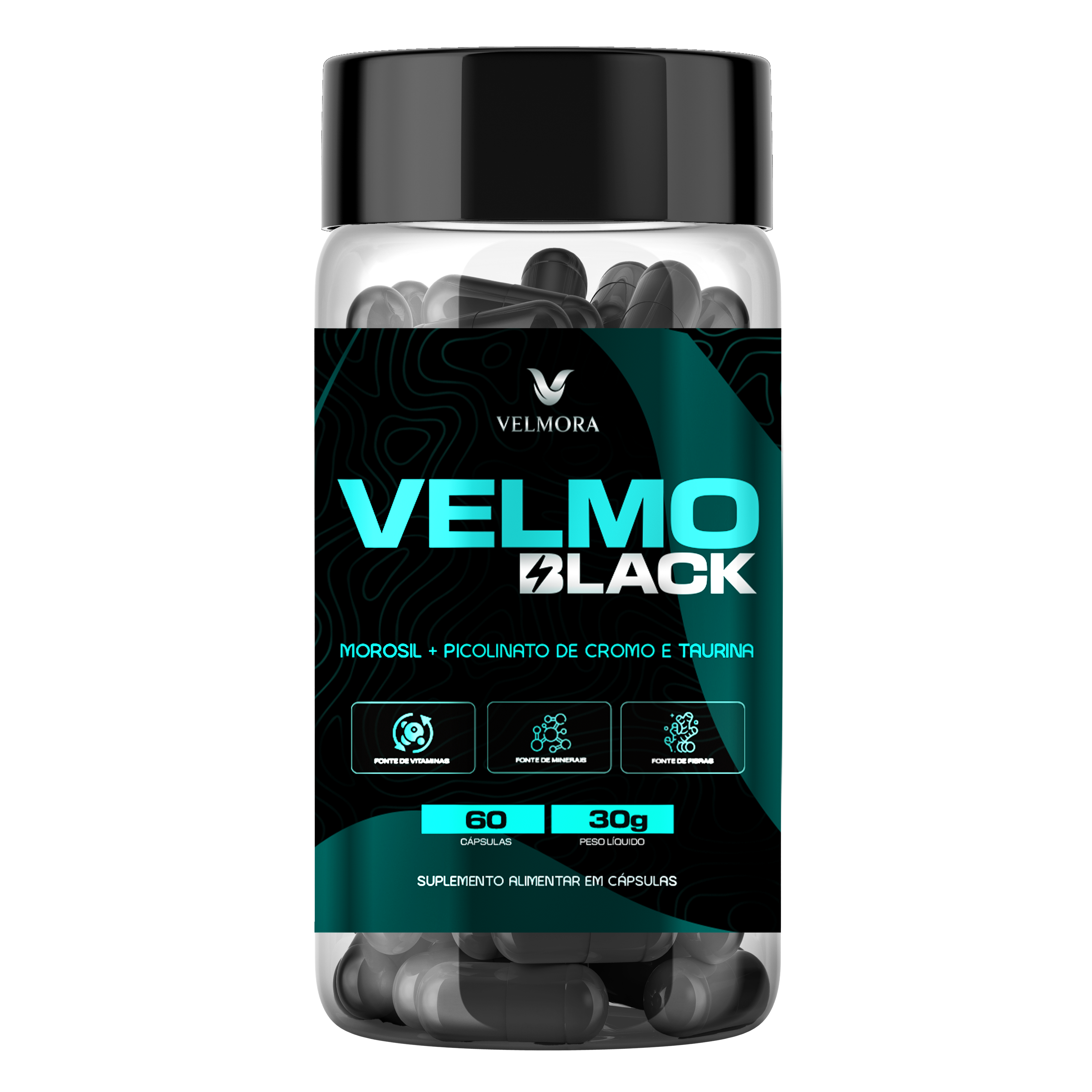 VELMO BLACK (60 CÁPSULAS)